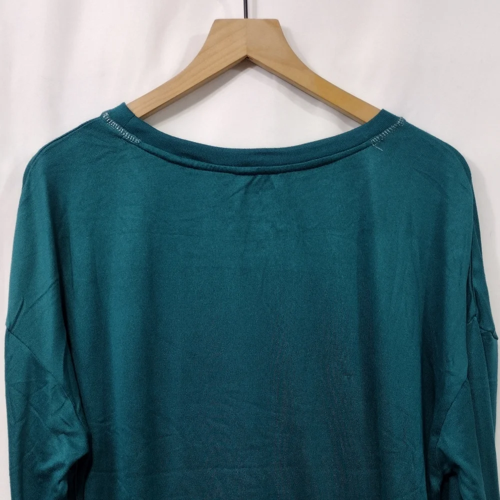 NWT Disney Minnie Mouse Lounge Top Women's XL Green Casual Comfy Holiday - Picture 6 of 9